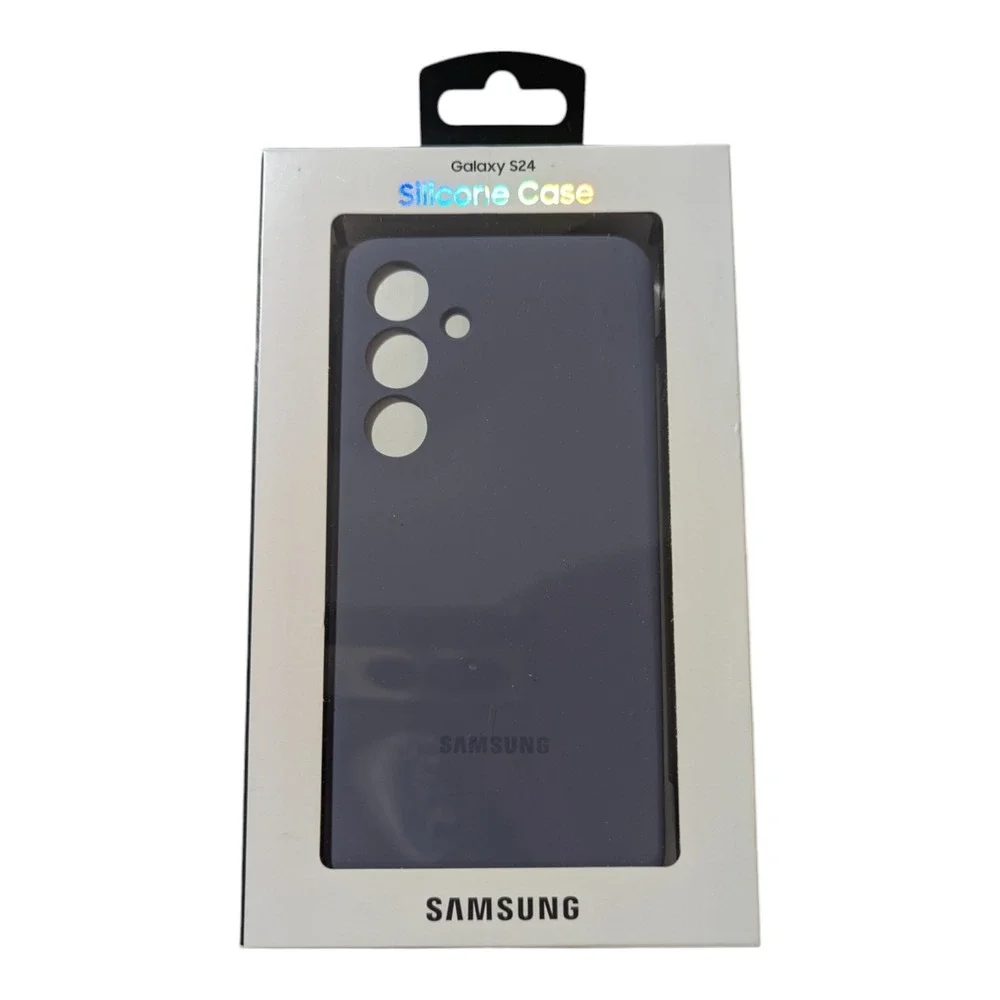 J5. Samsung Silicone Case For Samsung Galaxy S24 - Violet